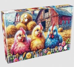 DELFY CASSE-TÊTE 1000 PIÈCES - TRIO OEUF-FANT #DE-24028
